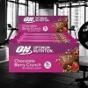 Optimum Nutrition Crunchy Protein Bar 12x55g Chocolat Baies Crunch