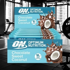 Optimum Nutrition Coconut Protein Bar 12x59g Chocolat Sweet Noix de coco