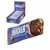 FitnesSHOCK Barres de fitness Faible en glucides 6,3g Barres de noix avec proteins Presque sans sucre 1g Snack sain Riche