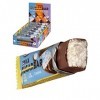 FitnesSHOCK Barres protéinées Protein Bar, Faible en glucides 3,5g , Barres de protéines fitness, pauvres en sucre 1g , san