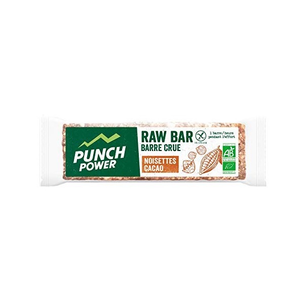 Eafit - Punch power Raw Noisettes Cacao Bio Cru Barres - 40 g