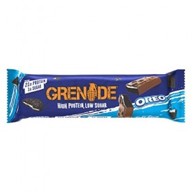 Grenade Barre Hyperprotéinée à Faible Teneur en Glucides - Oreo, 12 x 60 g