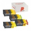 Powerbar PowerGel Multiflavour Box – Gels énergétiques à haute teneur en carbone + C2MAX + sodium