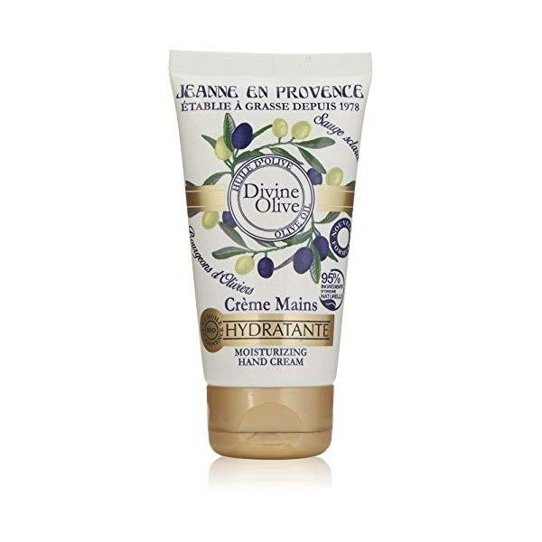 Jeanne en Provence - Crème Mains - Divine Olive - Fabriqué en France - 75 ml