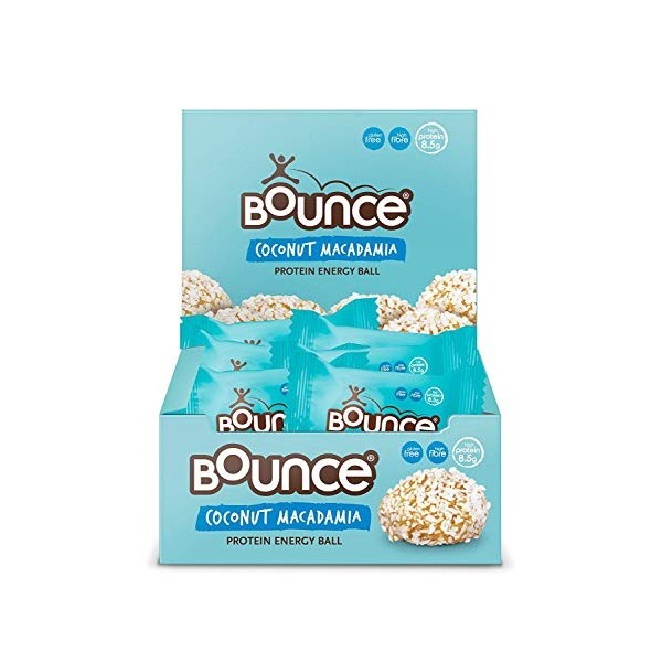 Bounces, Coconut Macadamia Bounces, 12 x 40g