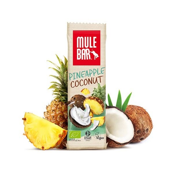 Barre énergétique Ananas Coco BIO VEGAN Mulebar 40g