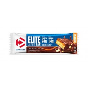 Dymatize Elite Layer Bar Peanut Butter & Caramel 18x 2x30g - Barre à Hautes en Protéines et Faibles en Sucres