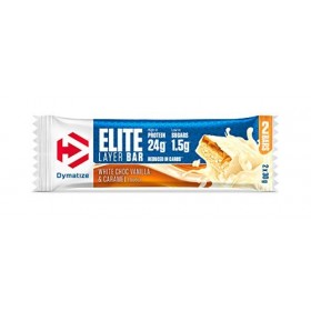 Dymatize Elite Layer Bar White Choc Vanilla & Caramel 18x 2x30g - Barre à Hautes en Protéines et Faibles en Sucres