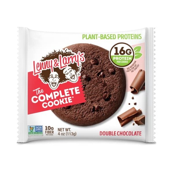 Lenny & Larrys The Complete Cookie, Double Chocolate, 4-Ounce Cookies Pack of 12 