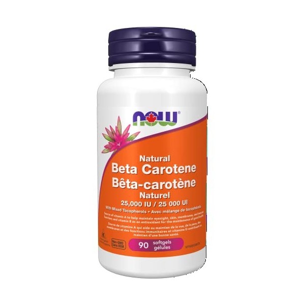 NOW Beta Carotene 25,000 IU 90gel