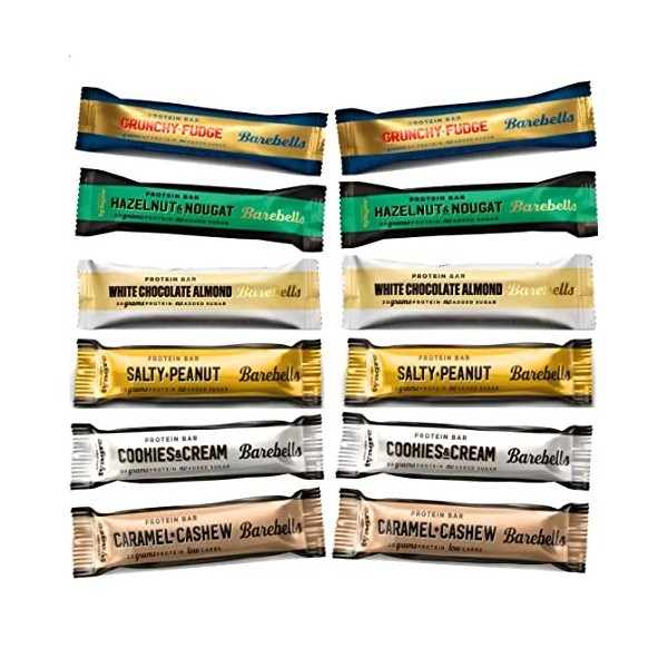 Barebells Mixed Protein Bars 55g x 12 toutes les saveurs 