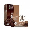 NuGo Chocolat noir Mocha, 1,76 onces paquet de 12 12 1,76 Onces N/a