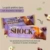 FitnesSHOCK Barres protéinées Protein Bar, Haut taux de proteins 19%, faible en glucides 5,5g , Barres fitness sans ajout de