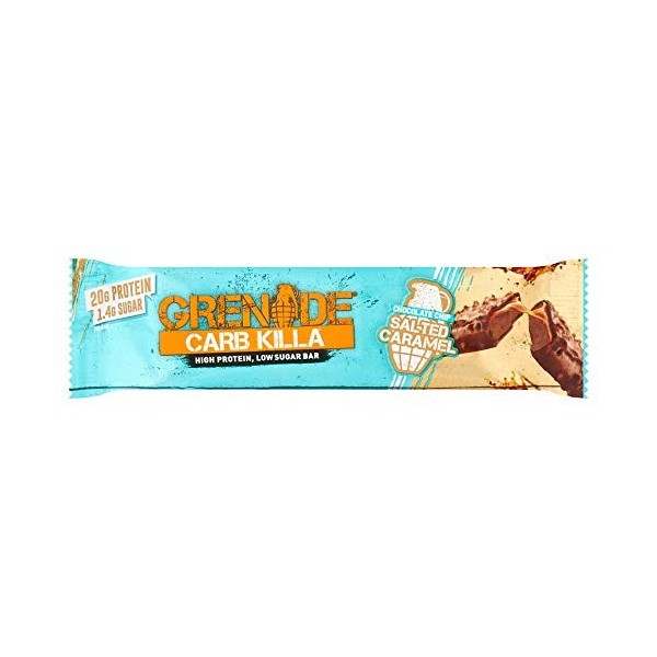 GRENADE CARB KILLA BAR Pépites de Chocolat Caramel Salé 12x60gm