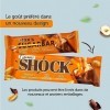 FitnesSHOCK Barres protéinées Protein Bar, Haut taux de protéines 20%, faible en glucides 5,5g , Barres fitness presque sans