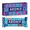 Adonis Low Sugar Bar - Barre aux Amandes et à la Vanille Sans Sucres Ajoutés | 100% Naturelle, Faible teneur en Sucre et Gluc