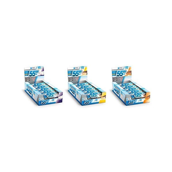 FREY Nutrition 55 barres protéinées, 20 barres 20 x 50 g – Boîte mixte.