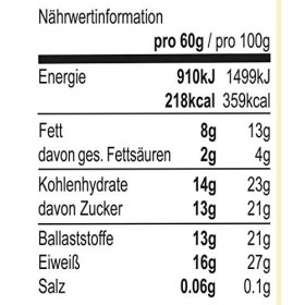 Seitenbacher Verrou Protéines Vanille Lot de 4&nbsp; 4&nbsp;x 60&nbsp;g 