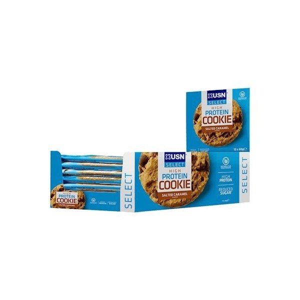 USN Select Cookie 12x60g Caramel salé