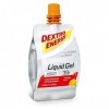 Dextro Energy Lot de 18 bouteilles de gel liquide Orange 60 ml