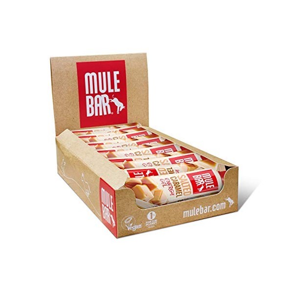 Boite de 24 gels énergétiques Mulebar Caramel salé - 37g