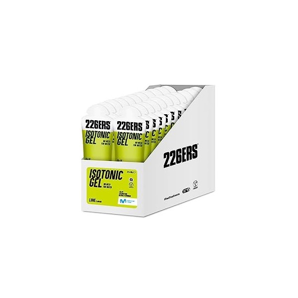 226ERS Isotonic Gel | Gel Isotonique avec 22 g de Cyclodextrine comme Hydrate de Carbone, Sans Dopage, Végétalien et Sans Glu