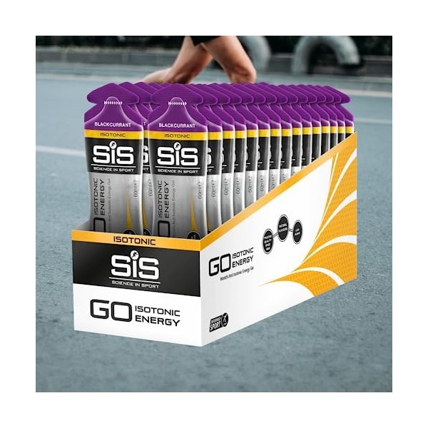 SIS GO Isotonic Energy Gels 30x60ml Cassis