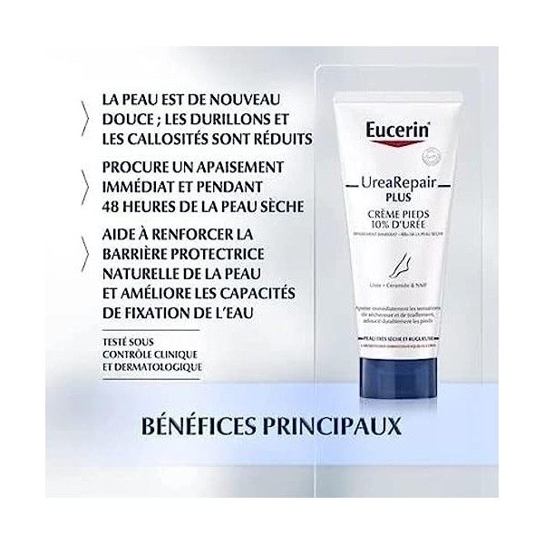 Eucerin UreaRepair PLUS Crème Pieds 10% Urée Lot de 2 x 100 ml