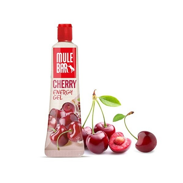 Gel énergétique Mulebar Cerise - 37g - végan