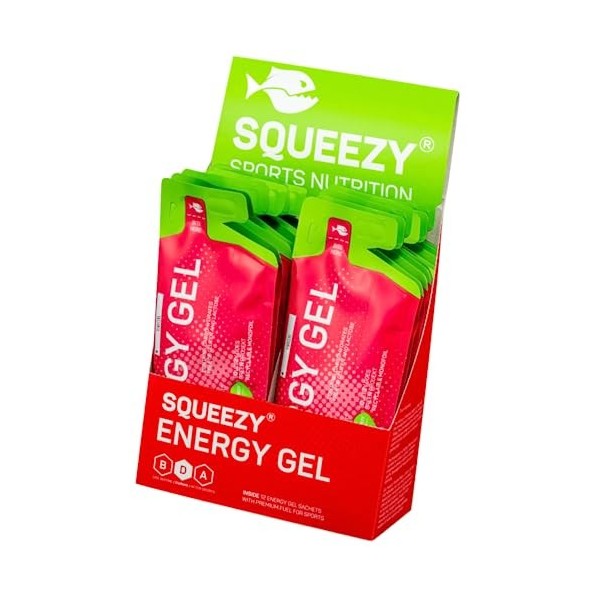 Squeezy gel énergétique 33g boite de 12 gels-mix
