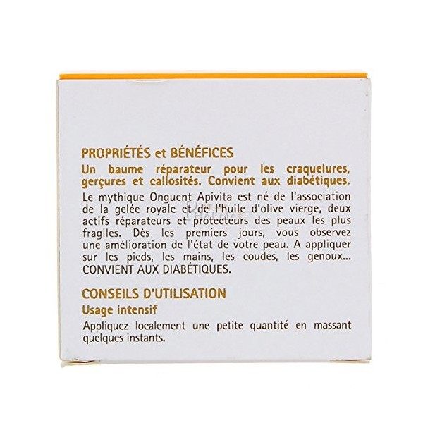 Apivita - Alvadiem - Onguent Soin des pieds et des Mains - Pot 50 ml