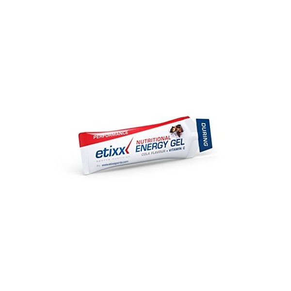 Etixx Nutritional Energy Gel, Saveur à la colle - 12 unités