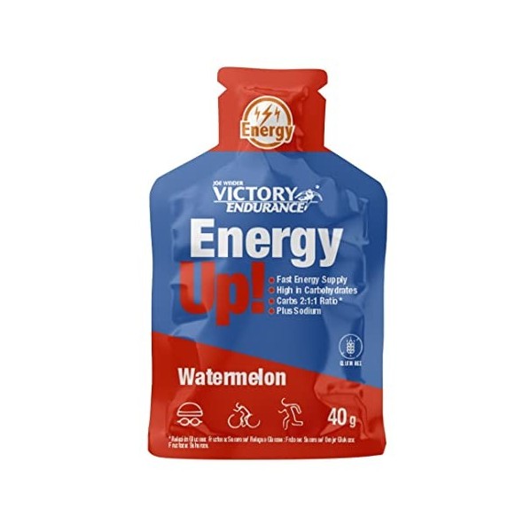 VICTORY ENDURANCE, Energy Up Gel Complément Alimentaire Pastèque 960 g