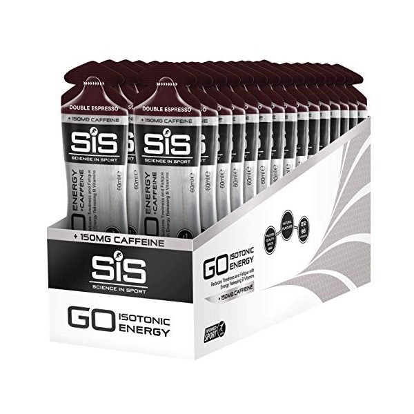 30 x SiS GO Energy + Caffeine Gel 60 ml Expresso Double