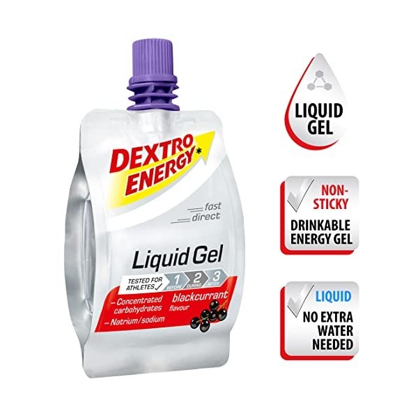 Gel liquide Cassis + sodium 18 x 60 ml