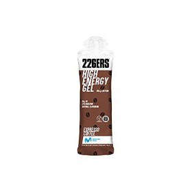 226ERS High Energy Gels Energétiques avec 50g de Cyclodextrine comme Hydrate et 80mg de Caféine, Alimentation Sportif pour Tr