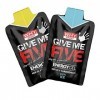 GIVE ME FIVE : Gel énergétique avec 5 sources de glucides et de sodium - Sans gluten - Goût citron - Format de 50 ml.