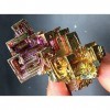 ALOEU 100-110g Bismuth Rainbow Bright geode Chaque élément de Poids Bi MineralStones Obélisque