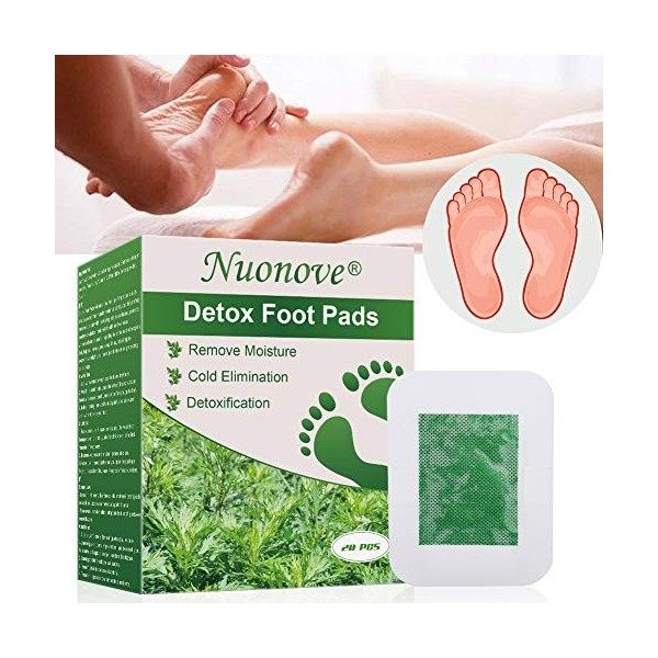 Patch Detox Pieds, Patchs Detoxifiants Plantaires, Détox pour les Pieds, Coussinets dabsinthe, Foot Patches Detox, Soulager 