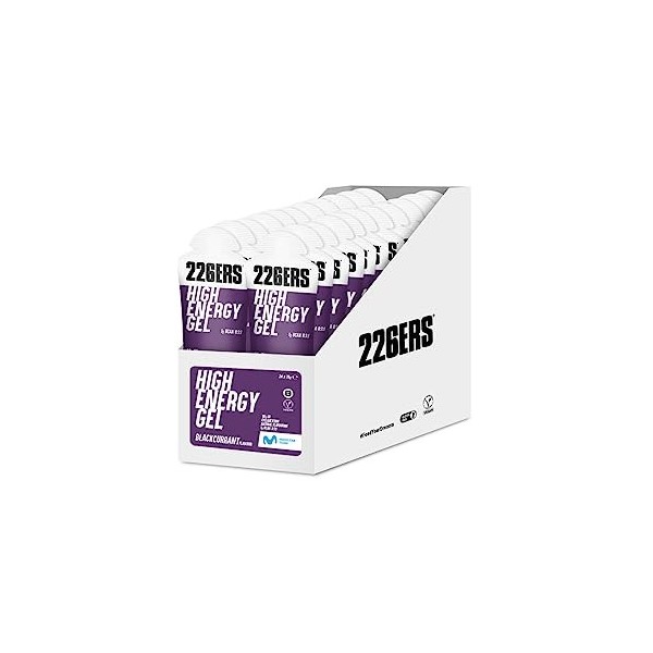 226ERS High Energy Gels Energétiques avec 50g de Cyclodextrine comme Hydrate, Végétaliens Gel Energétique Végétalien avec Cyc