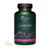 L-Carnitine Pure Vegavero® | Premium : Avec CARNIPURE® | Sans Additifs | Brûleur de graisse et Pre-Workout | 120 Gélules | VE