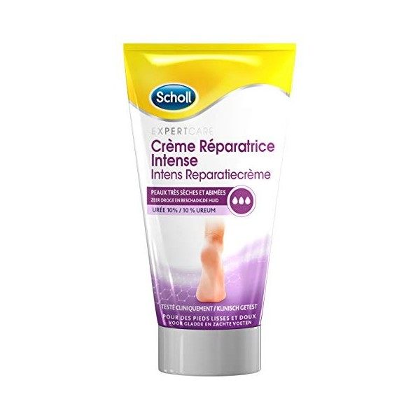 Crème Pieds Réparatrice 150ml Expert Care Peaux Extra Sèches et Abîmées Scholl