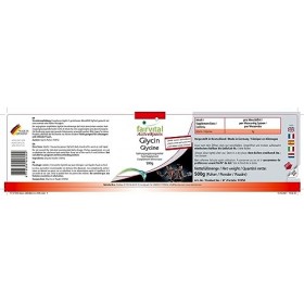 Fairvital | Glycine poudre - set pour pendant 5 mois - VEGAN - 500g - glycine en poudre sans additif
