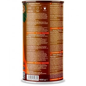 Proteine Musculation Vegan - CHOCOLAT - Enrichies en BCAA et créatine - Proteine vegatale issues de graines germées - 600 g d