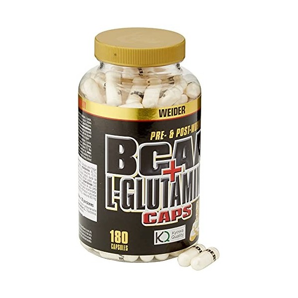 WEIDER BCAA + L-glutamine 180 Gélules