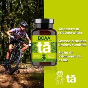 Capsules de BCAA - Acides Aminés Essentiels - Régénération et récupération musculaire - Ratio optimal pour les sports dendur