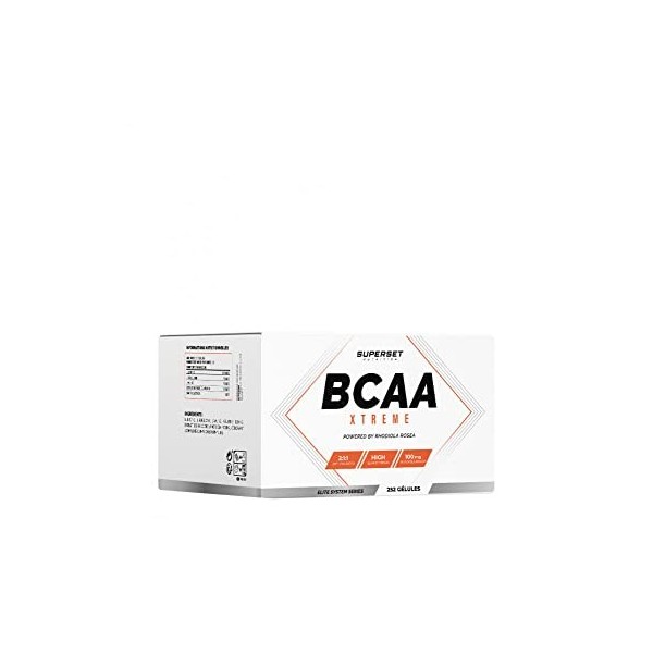 Superset Nutrition | Bcaa Xtreme 252 Caps | BCAA | Plus de Masse Musculaire