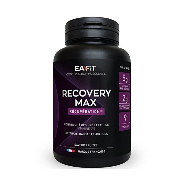 EAFIT Recovery Max - 280 g - Saveur Fruitée - Certifié Anti-Dopage