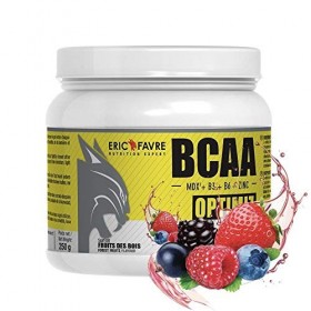BCAA OPTIMIZ - Acides Aminés BCAA 2.1.1 enrichi en Vitamine B + Zinc, Aide à réduire la Fatigue 250g, Laboratoire Français Er