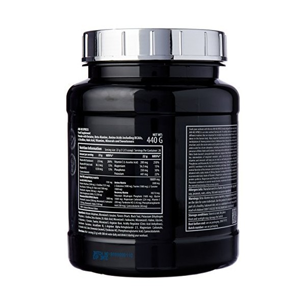 Scitec Nutrition Ami-NO Xpress complexe intra-entraînement pêche ice tea 440 g